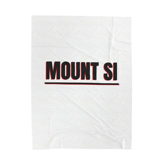 Mount Si Velveteen Plush Blanket